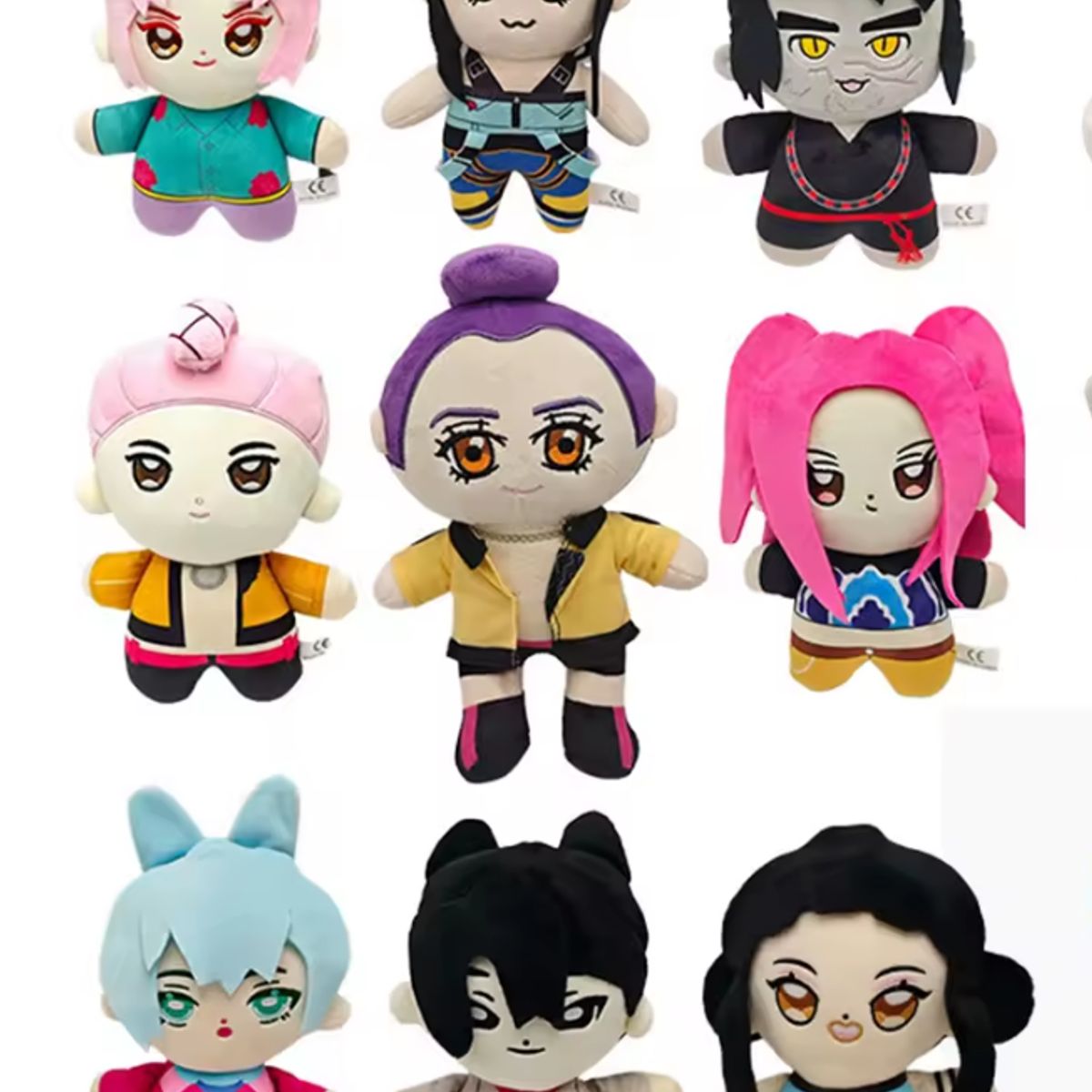 GENERICO - 2 llaveros Las Guerreras del Kpop - Demon Hunters Peluche