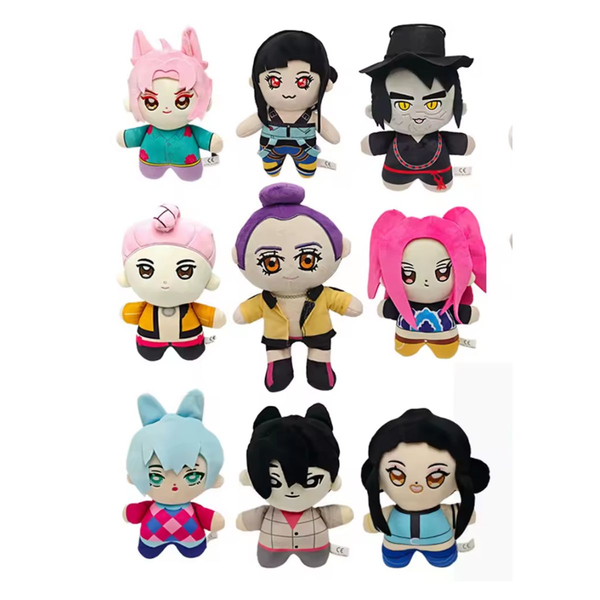 GENERICO - 2 llaveros Las Guerreras del Kpop - Demon Hunters Peluche