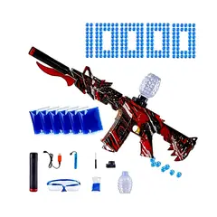 GENERICO - Pistola De Hidrogel M416 Con 10.000 Cargas + Lentes - Rojo