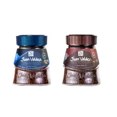 JUAN VALDEZ - Pack Café Soluble Liofilizado Chocolate y Avellana 95g