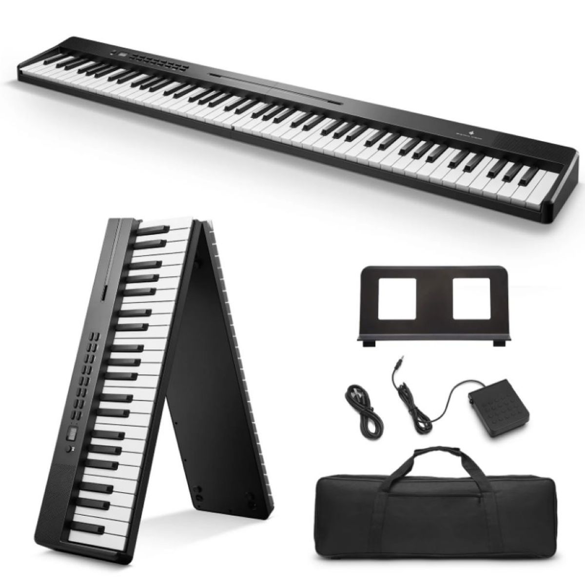 GENERICO - Piano Digital Plegable 88 Teclas Donner DP-10