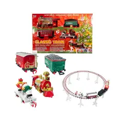 GENERICO - Adorno Tren de Navidad de piso con sonido y movimiento realista