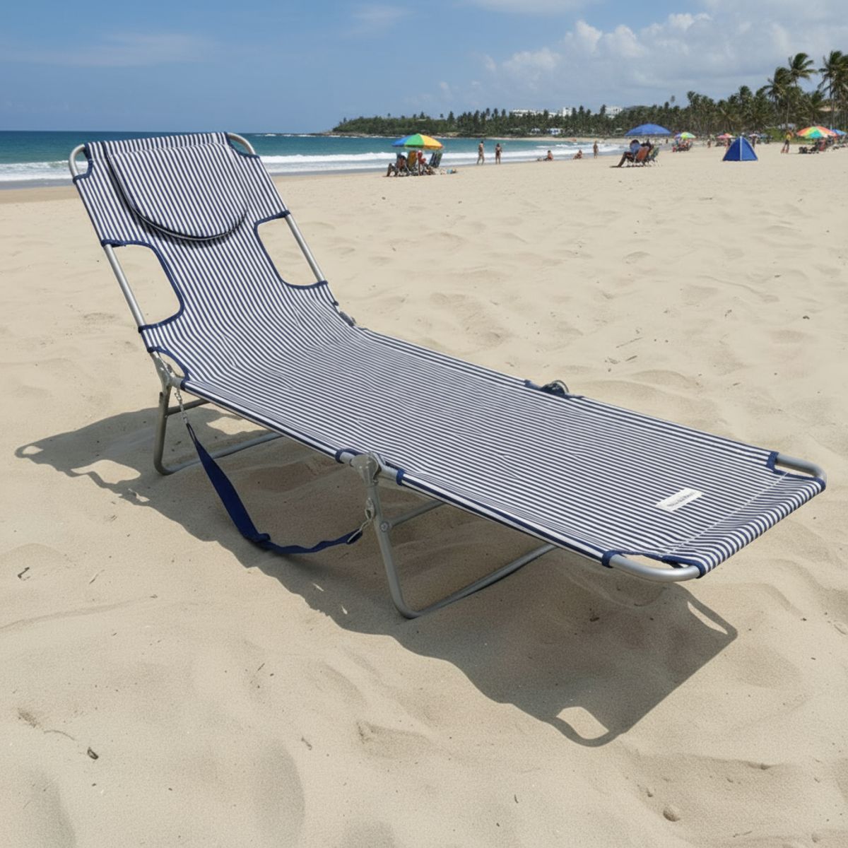 SUNSEEKER - Reposera de Playa Reclinable Exterior Plegable Sunseeker