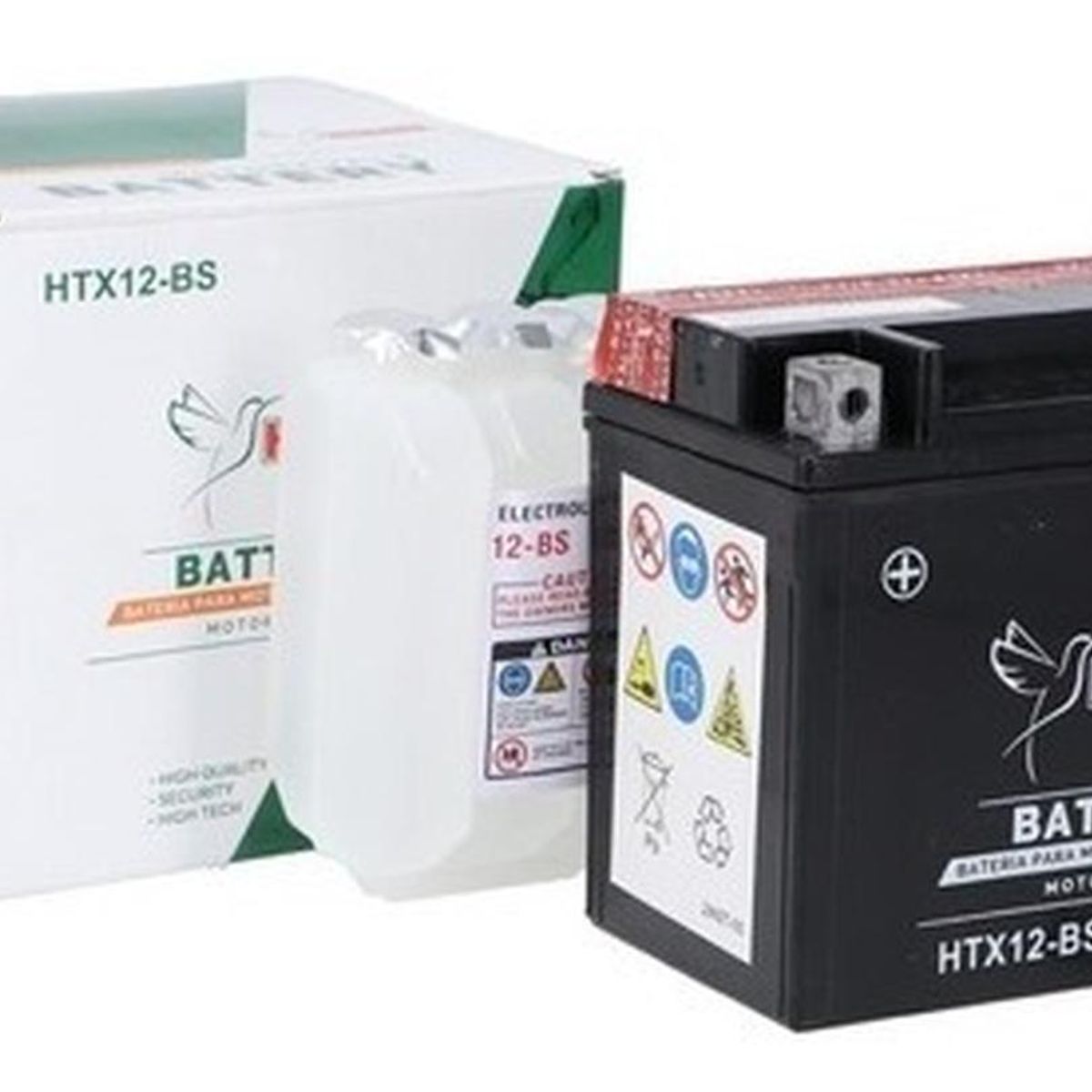 GENERICO - Bateria Para Moto Hyosung 250 - 650  Gt - Gtr - Gv - Blanco