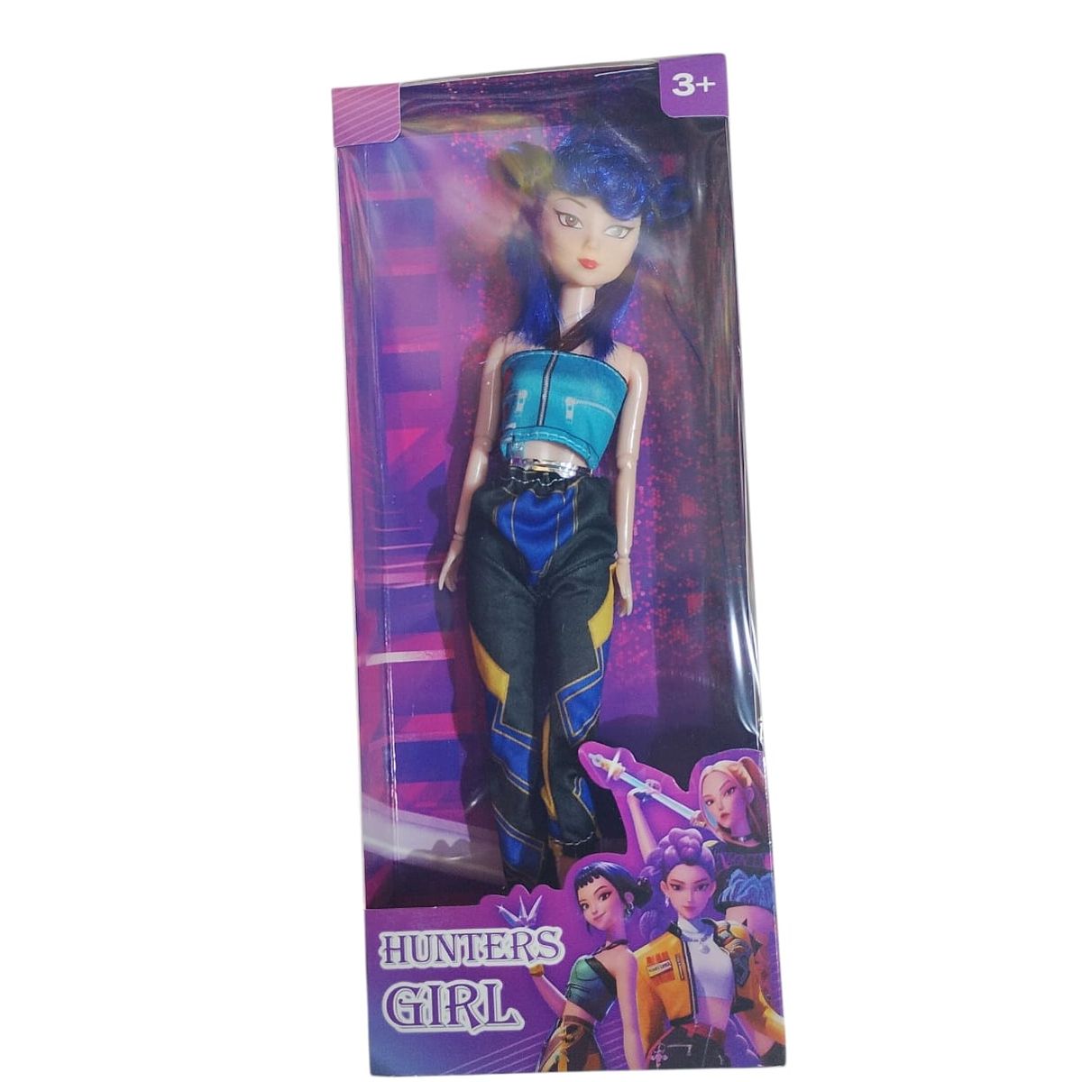 GENERICO - Muñeca Zoey Las Guerreras Kpop - Demon Hunters tipo Barbie