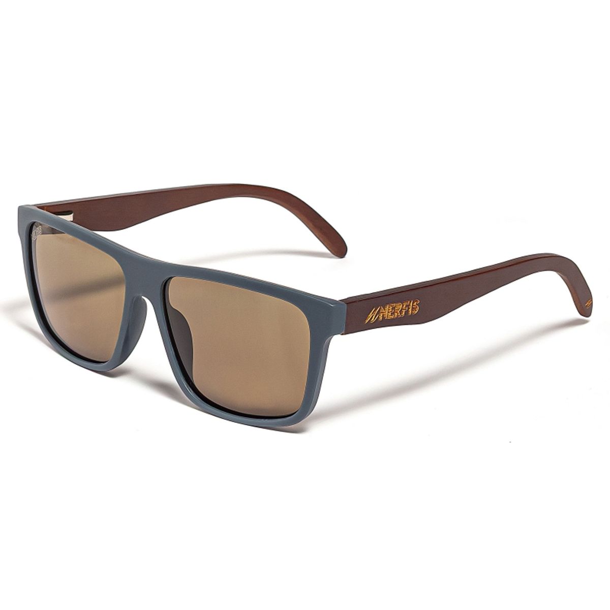 NERFIS - Anteojos de sol Nerfis Nasbi Matte Blue polarizado