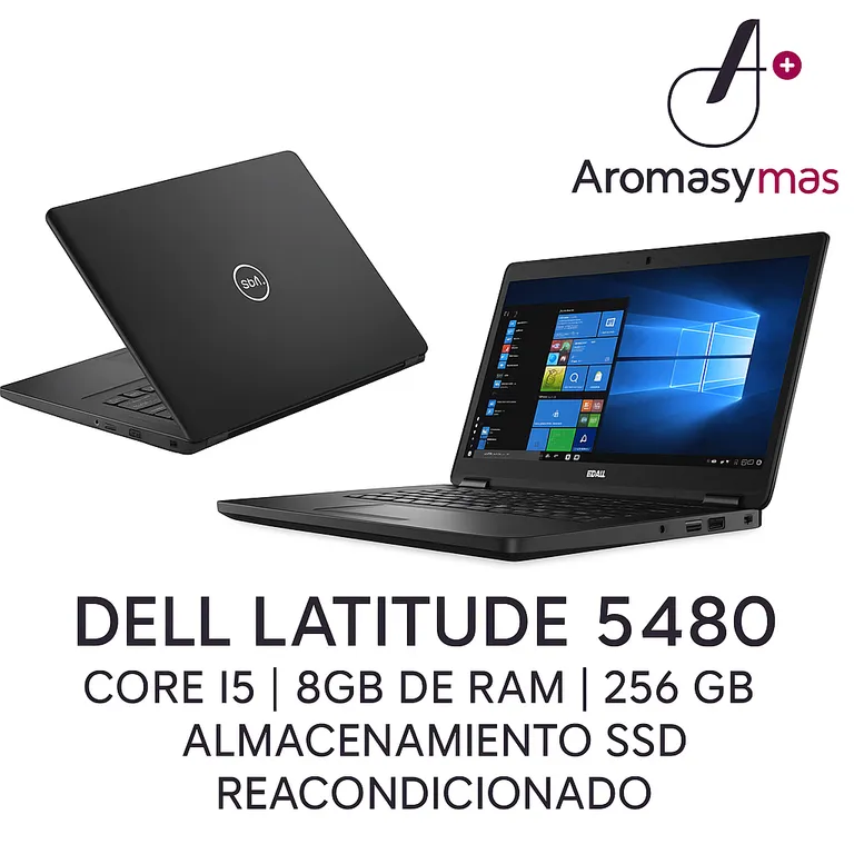 LATITUDE 5480 - Core I5 - 6GEN 8GB de Ram - 256 Almacenamiento Ssd - Reacondicionado