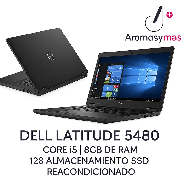 LATITUDE 5480 - Core I5 - 6GEN 8GB de Ram - 128Gb Almacenamiento Ssd - Reacondicionado