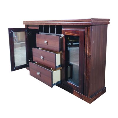 Imagen 2 del producto Buffet Nara Chocolate Rectangular Vidrio