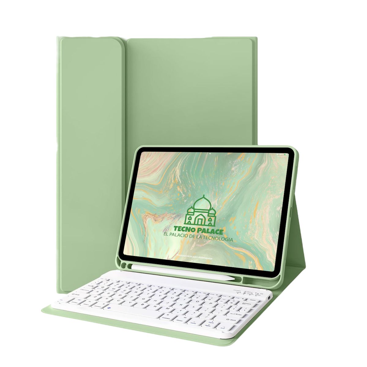 TECNOPALACE - Fundas Con Teclado B Premium Para Tablet Samsung S7-S8 Incluye letra Ñ