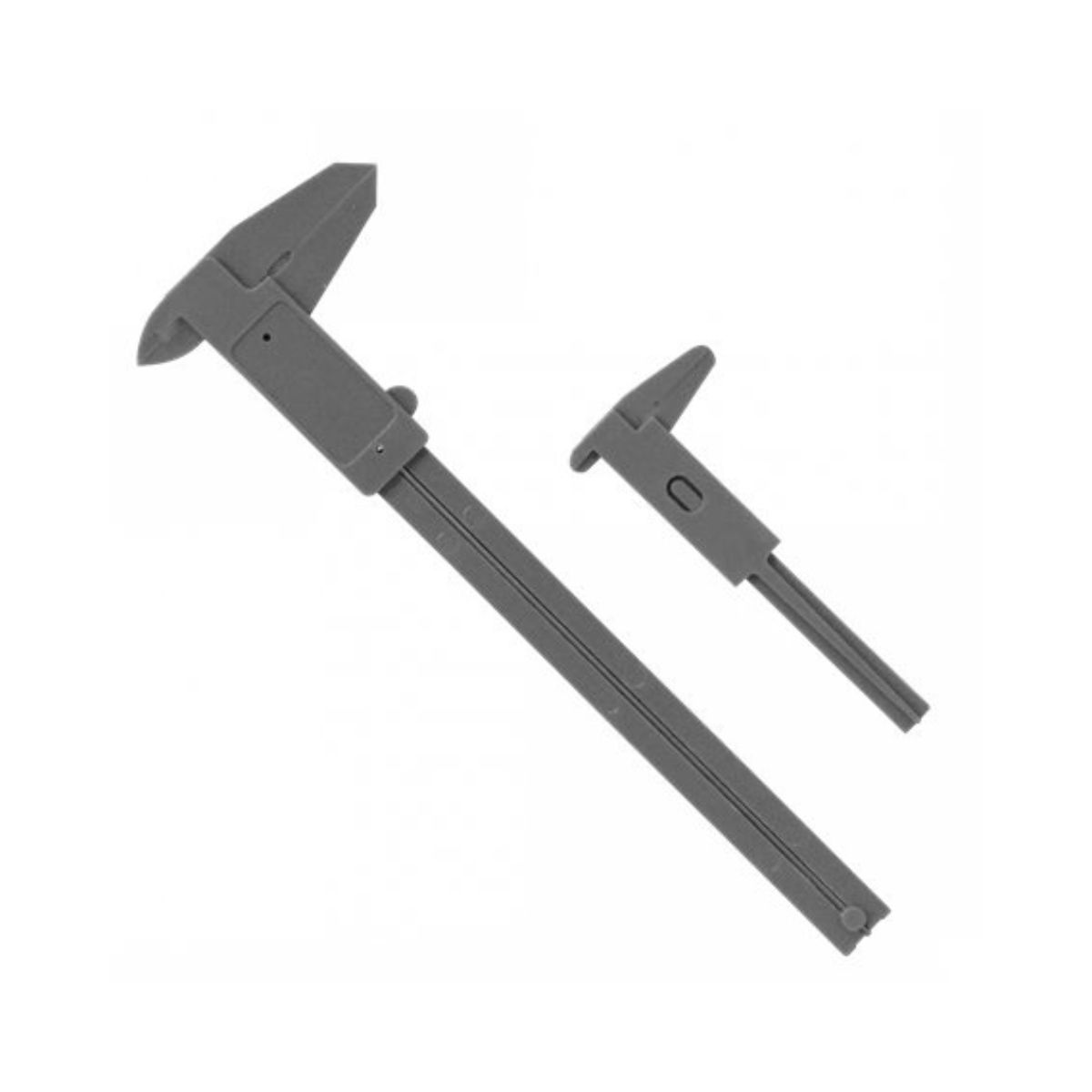 GENERICO - Set 2 Pie de Metro Calibrador de Plástico Ferretools