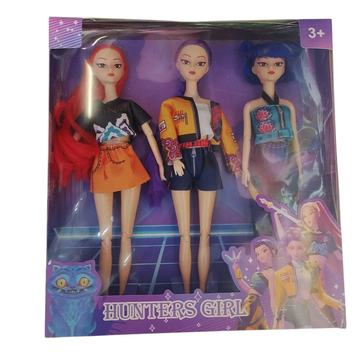 GENERICO - Set Muñecas  Las Guerreras Kpop - Demon Hunters tipo Barbie