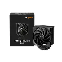 BE QUIET - Disipador CPU Be quiet! Pure Rock 3 Black, 190W TDP, 120mm, 31.2 dB, PWM