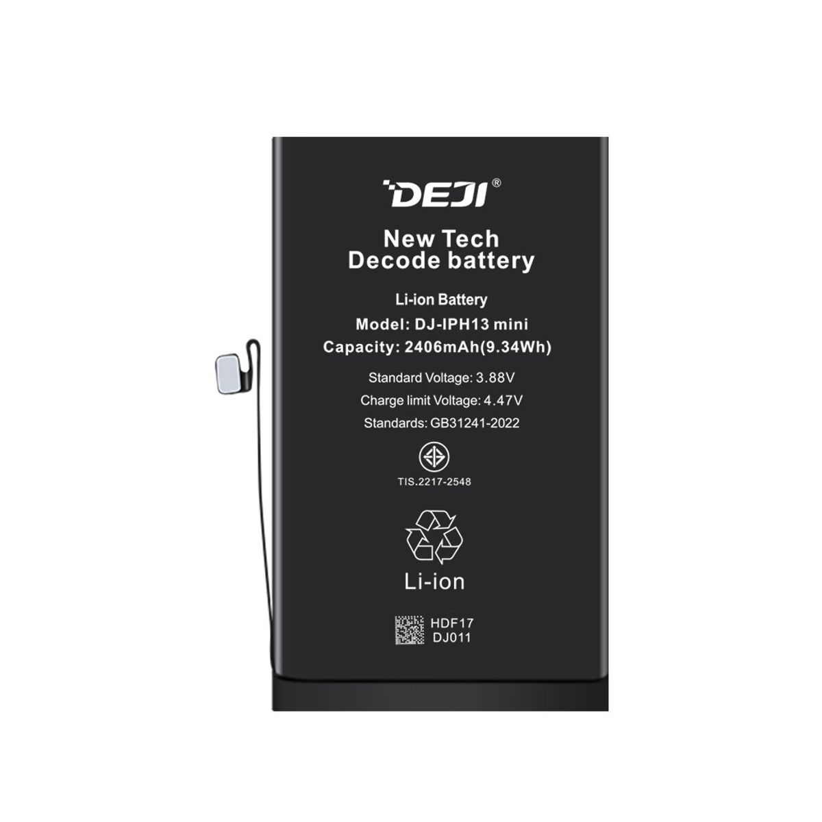 GENERICO - Batería Programada para Iphone 13  Mini Marca Deji