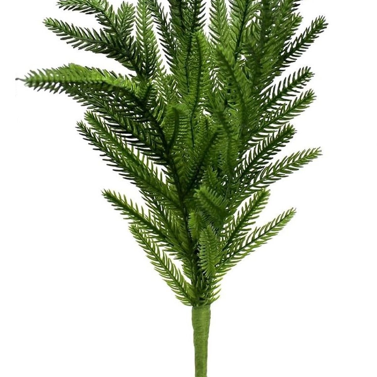 WAKESHOME - Pack 6 Rama De Pino Artificial De Norfolk Para Decoración Navideña