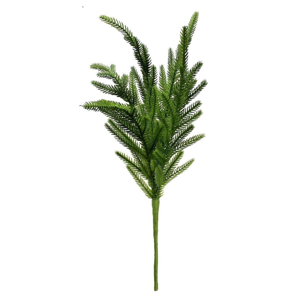 WAKESHOME - Pack 6 Rama De Pino Artificial De Norfolk Para Decoración Navideña