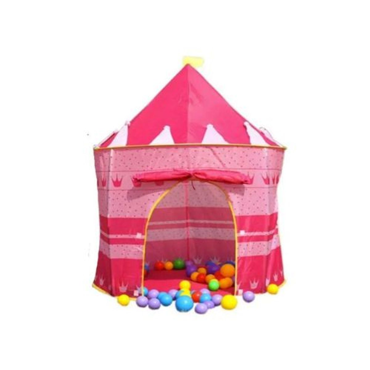 GENERICO - Carpa Infantil Castillo Para Niños Portátil Rosado