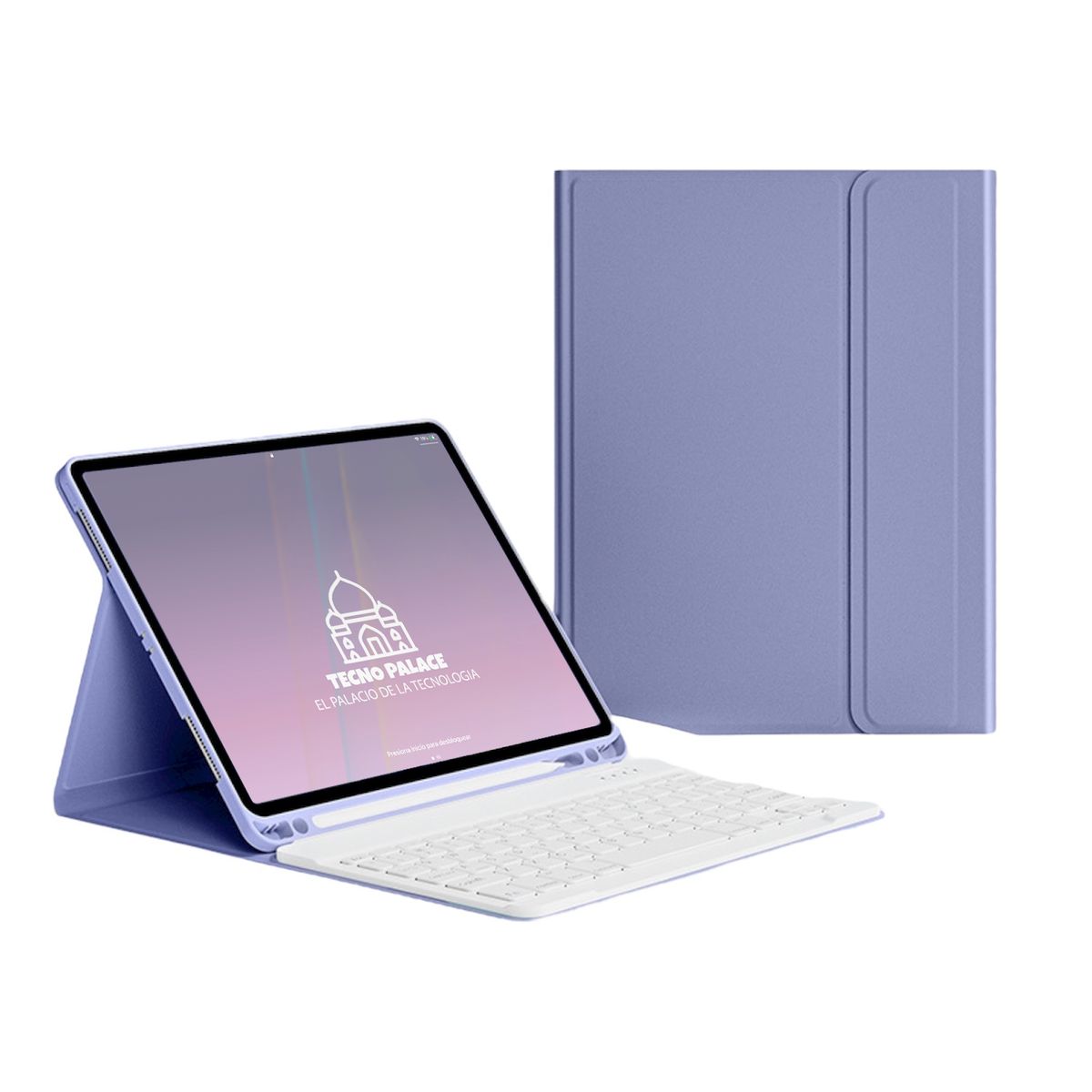 TECNOPALACE - Fundas Con Teclado B Premium Para Galaxy Tab A11-A9 8.7 " - Incluye letra Ñ