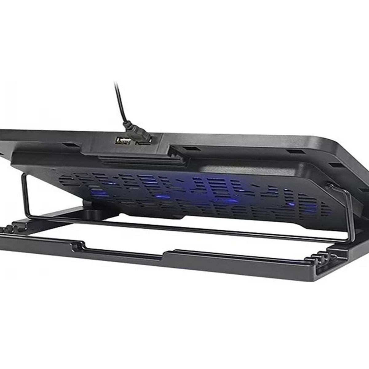 GENERICO - Base Ventilador Notebook Base Cooler Notebook Negro Mesa