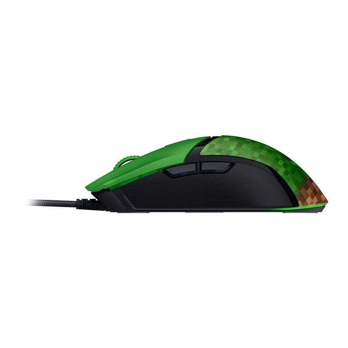 RAZER - Mouse Gamer Razer Cobra Minecraft Edition, Cableado, 8500 DPI, 58g, Razer Chroma RGB