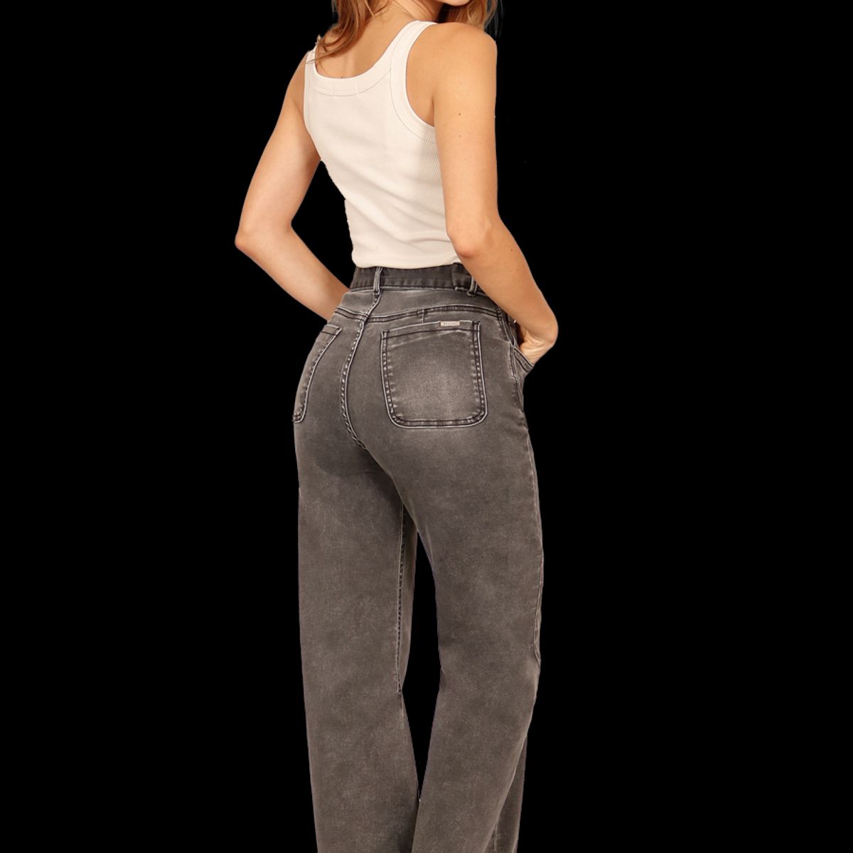 DIVINO JEANS - Jeans Demi IV Gris Divino Jeans