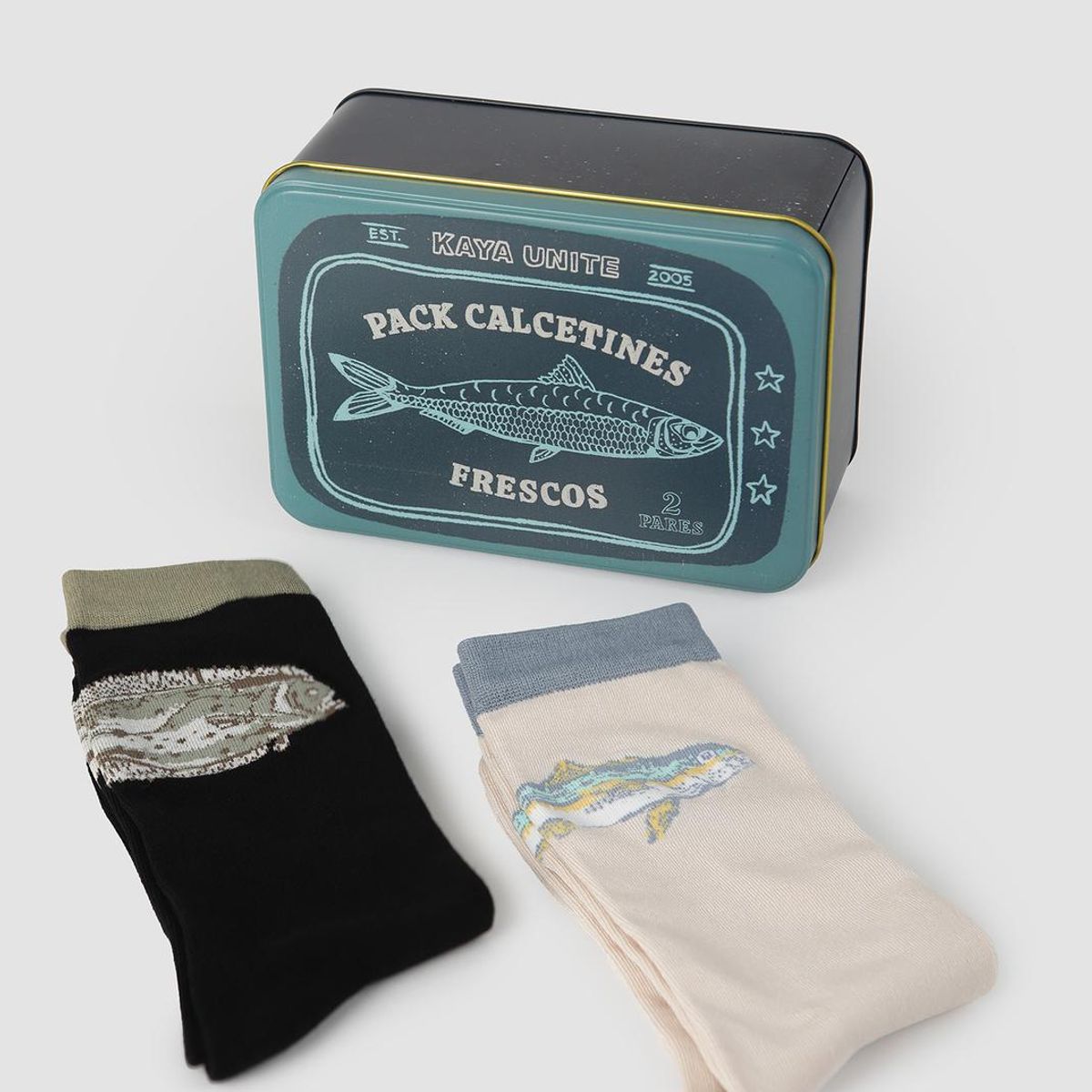 KAYA UNITE - Pack Regalable de Calcetines Pez