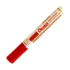 PENTEL - Marcador Pizarra Pta Redonda Rojo