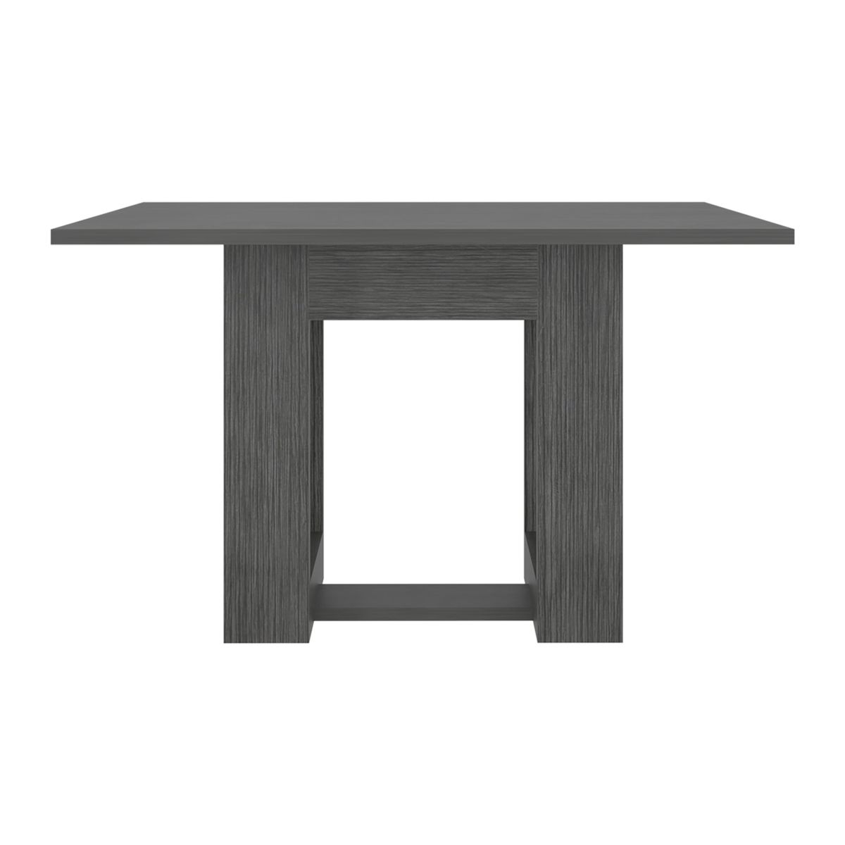 TUHOME - Mesa De Comedor Volterra Para 4 Puestos Roble Gris 74.1x120x85 Cm