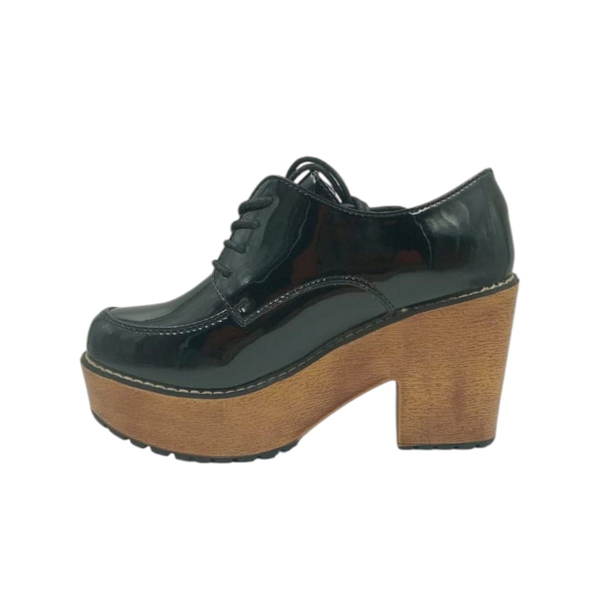 HERIEL - Zapato Negro Plataforma Mujer