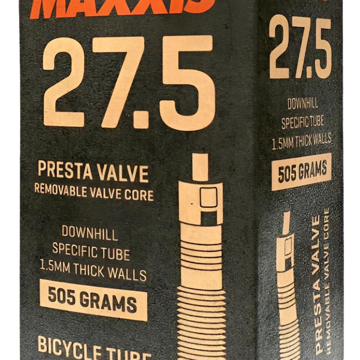 MAXXIS - Cámara Maxxis Downhill 27.5×2.5-3.0 1.5mm Válvula Francesa Negro
