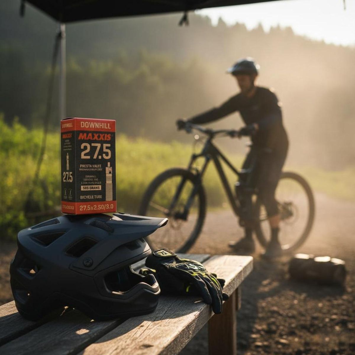 MAXXIS - Cámara Maxxis Downhill 27.5×2.5-3.0 1.5mm Válvula Francesa Negro