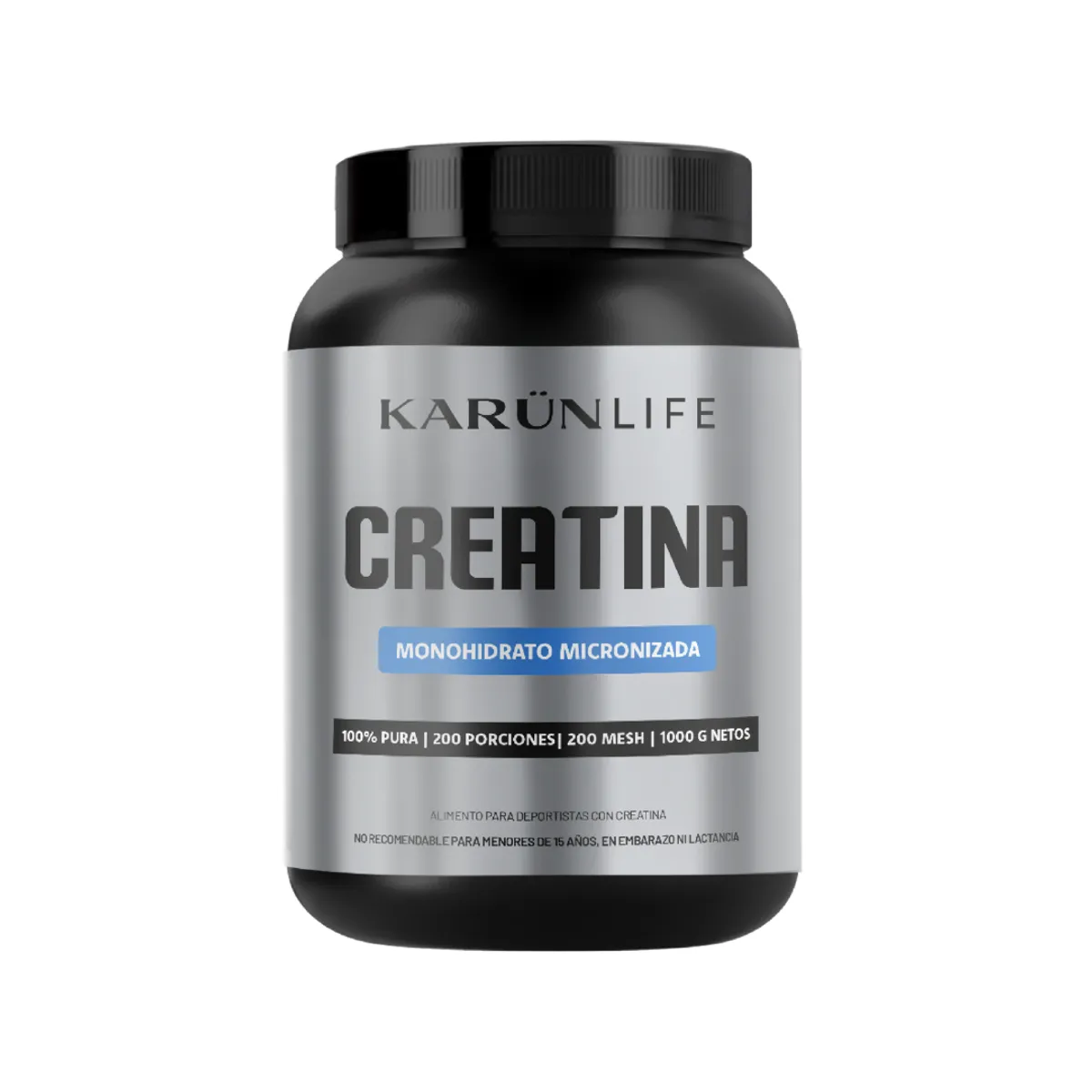 KARUNLIFE - Creatina Monohidratada En Polvo 1 kg Karun Life