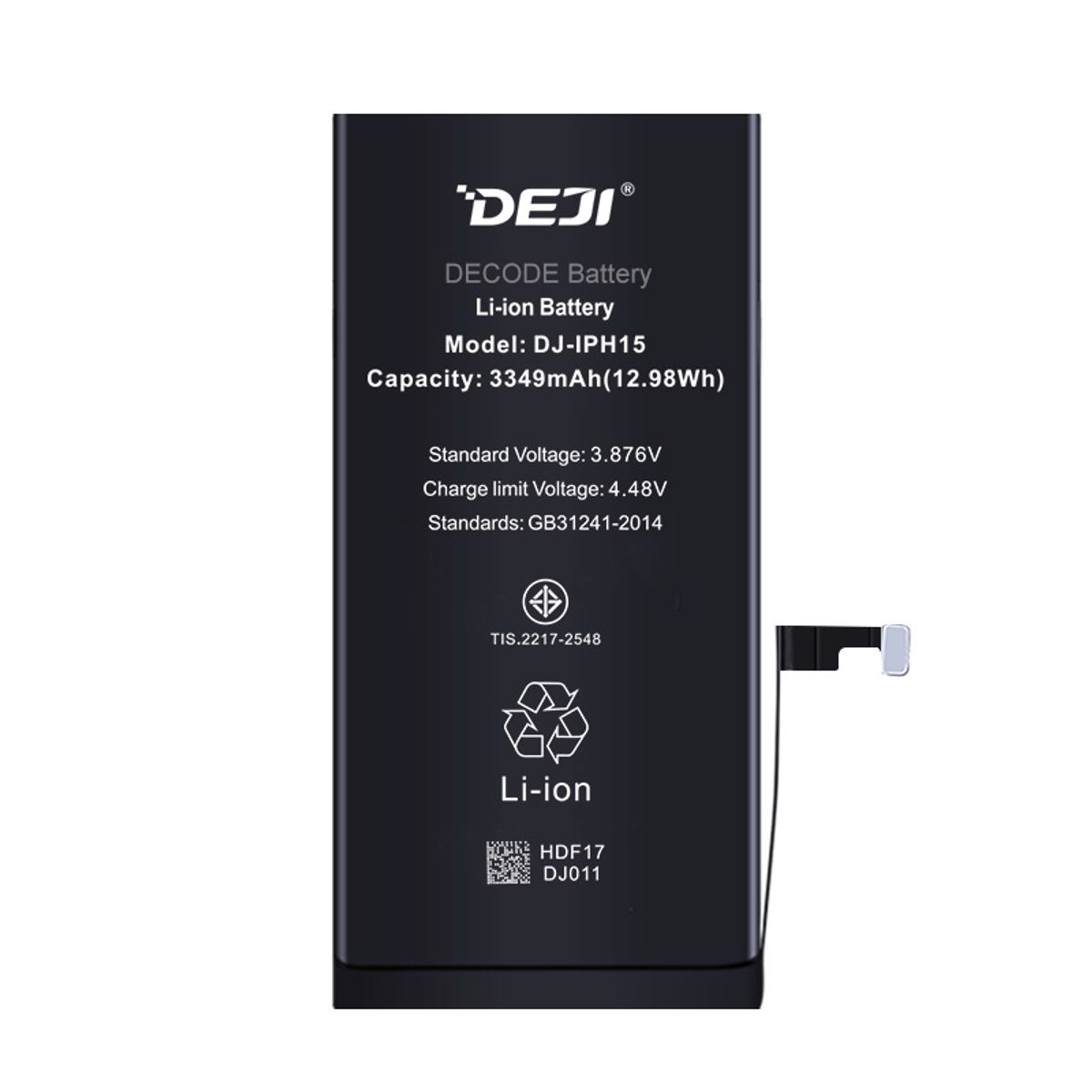 GENERICO - Batería Programada para Iphone 15 Marca Deji
