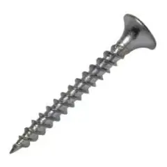 METALFER - Tornillo Volcanita Zn Pta Fina De 6 X1 1/ 4 (bolsa 1.000 Un)