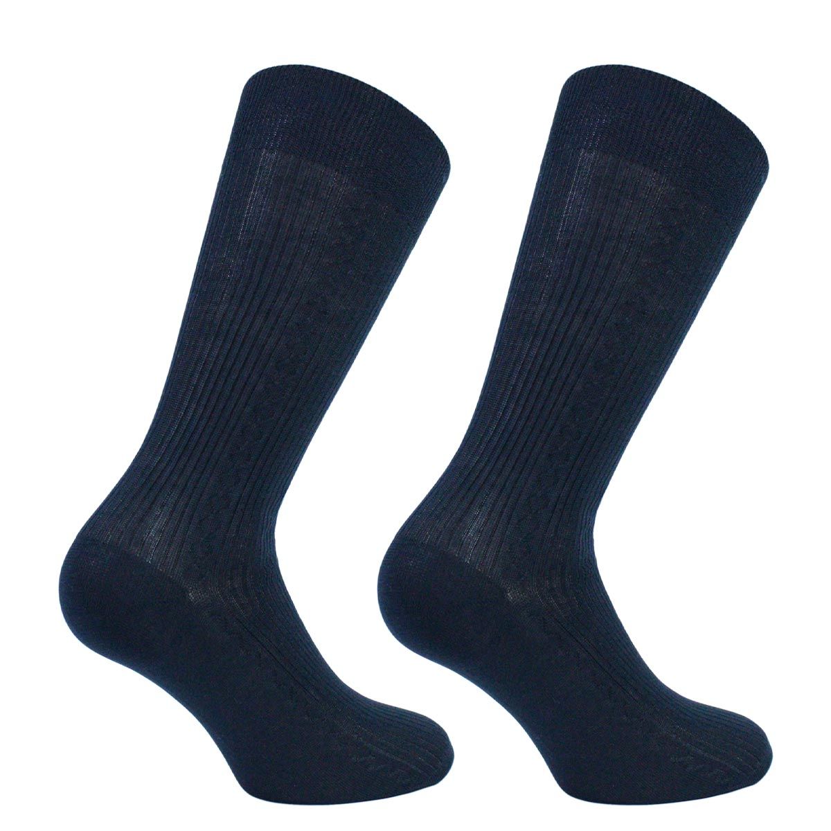 MONARCH - 2 Pares Calcetines Hilo Borlón Hombre Monarch