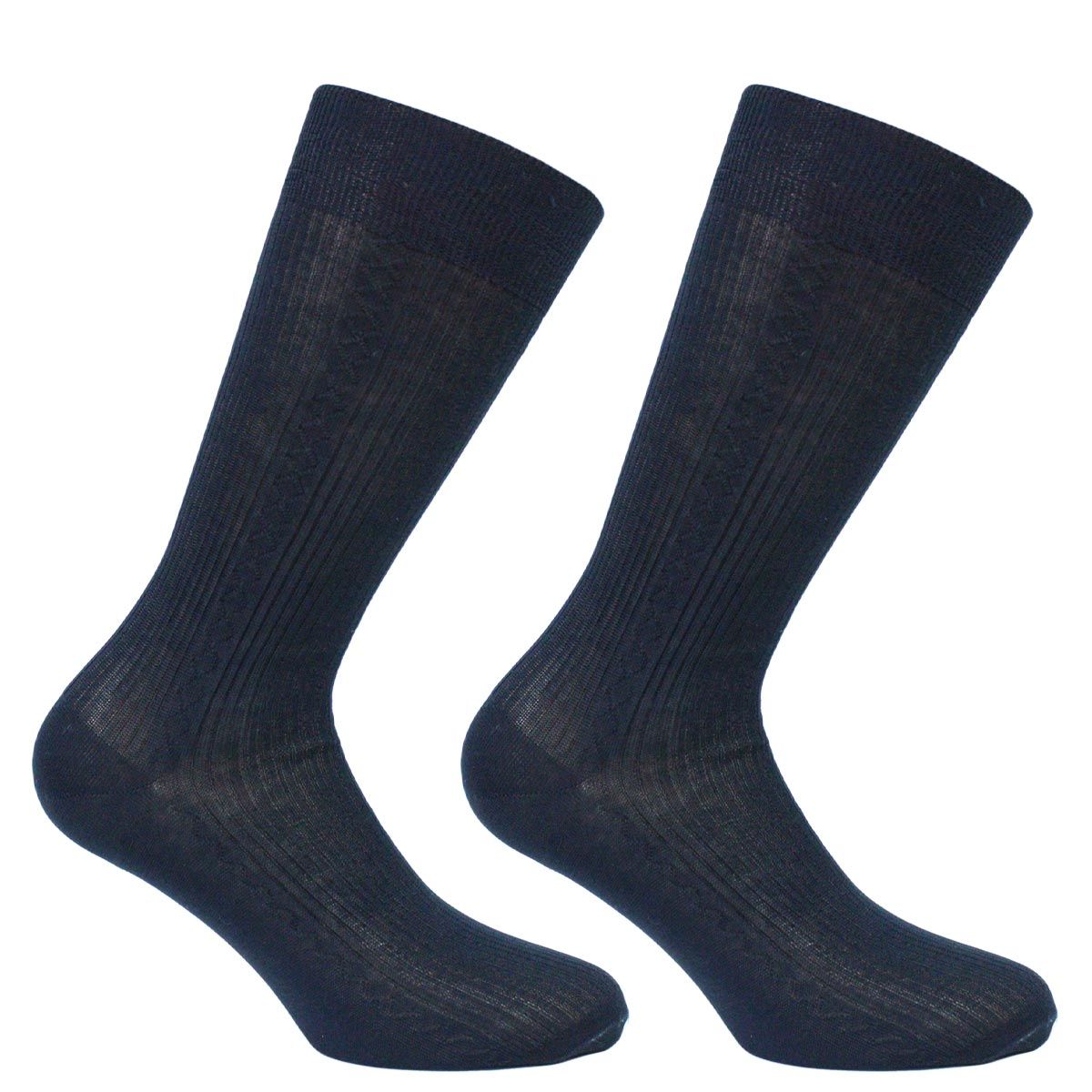 MONARCH - 2 Pares Calcetines Hilo Borlón Hombre Monarch