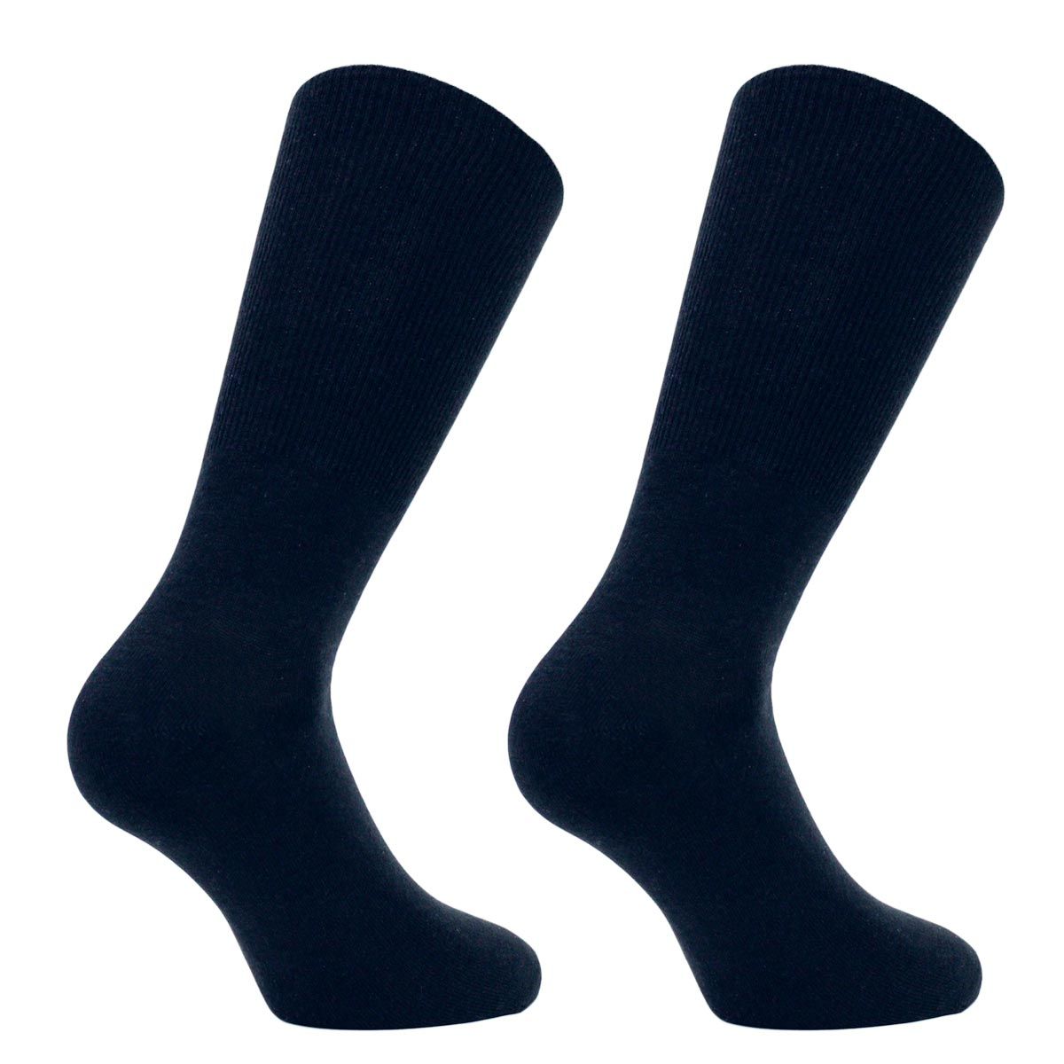 MONARCH - 2 Pares Calcetines Bamboo Largo Americano Puño Suave Monarch