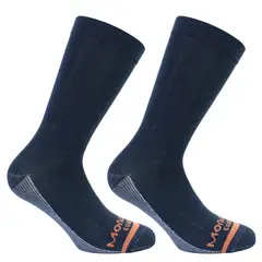 MONARCH - 2 Pares Algodón-Cobre Largo Americano Liso