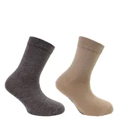 MONARCH - 2 Pares Calcetín Bamboo Basic Infantil