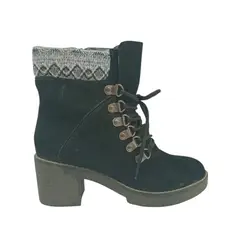 HERIEL - Botín Negro Taco Mujer