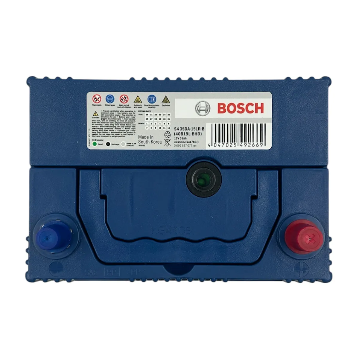 BOSCH - Batería de Auto 35 Ah Positivo Derecho 330 CCA