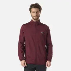 HAKA HONU - Polerón Hombre Taina Full Zip Burdeo