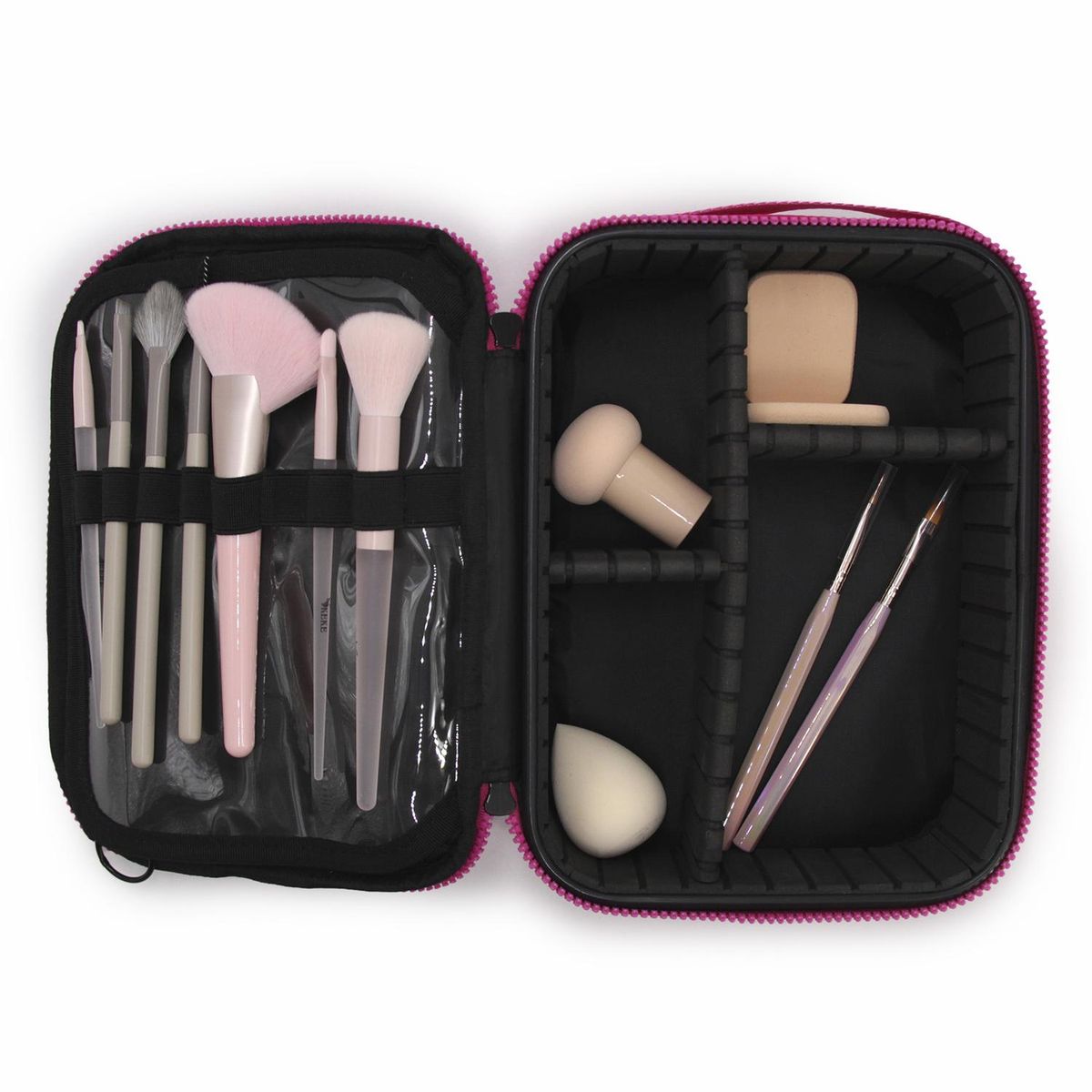 GENERICO - Neceser Organizador Cosmetiquero Multi Bolsillo Impermeable - Fucsia - talla unica