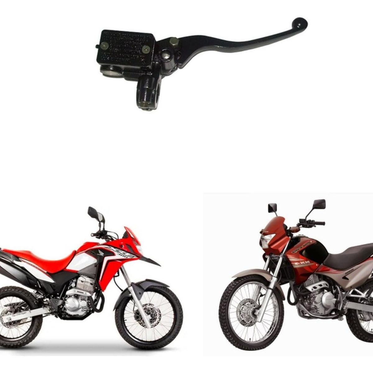 GENERICO - Manilla Con Bomba De Freno Moto Honda Xre 300 / Falcon 400