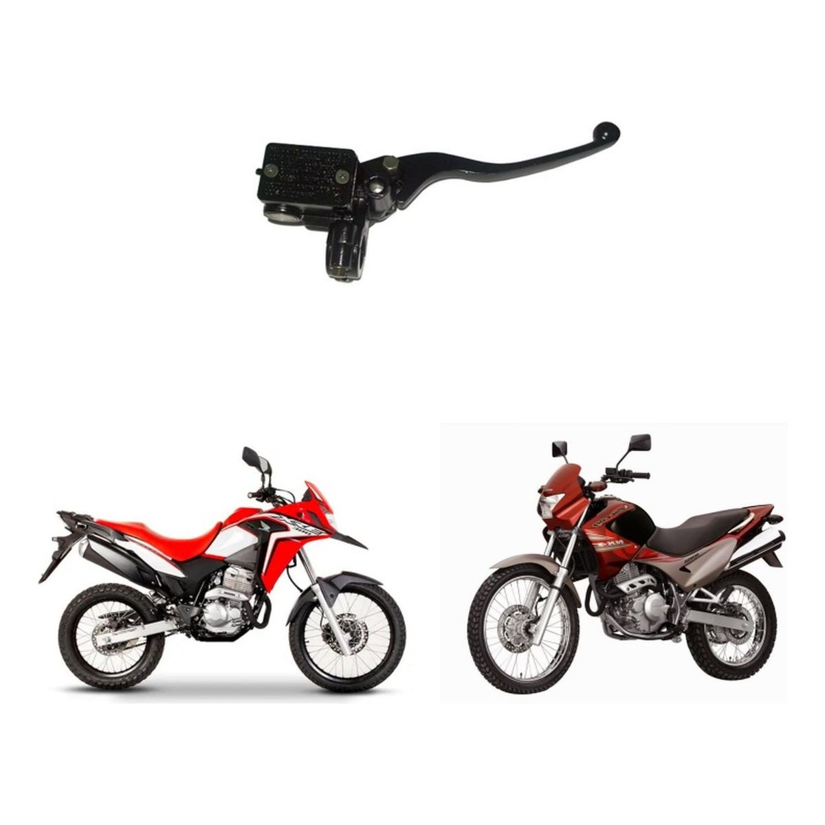 GENERICO - Manilla Con Bomba De Freno Moto Honda Xre 300 / Falcon 400