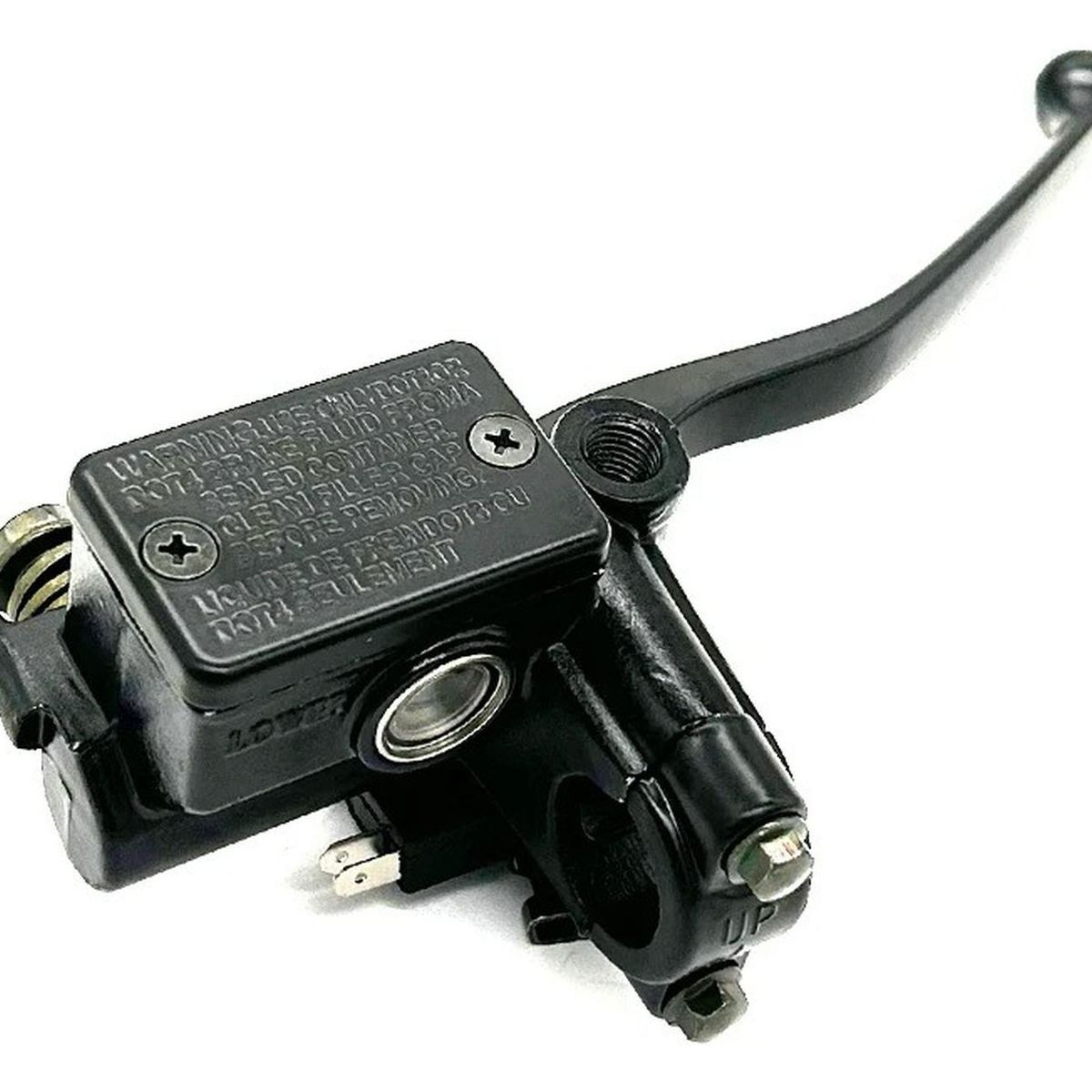 GENERICO - Manilla Freno Con Bomba 22mm Universal Para Motos (10mm)