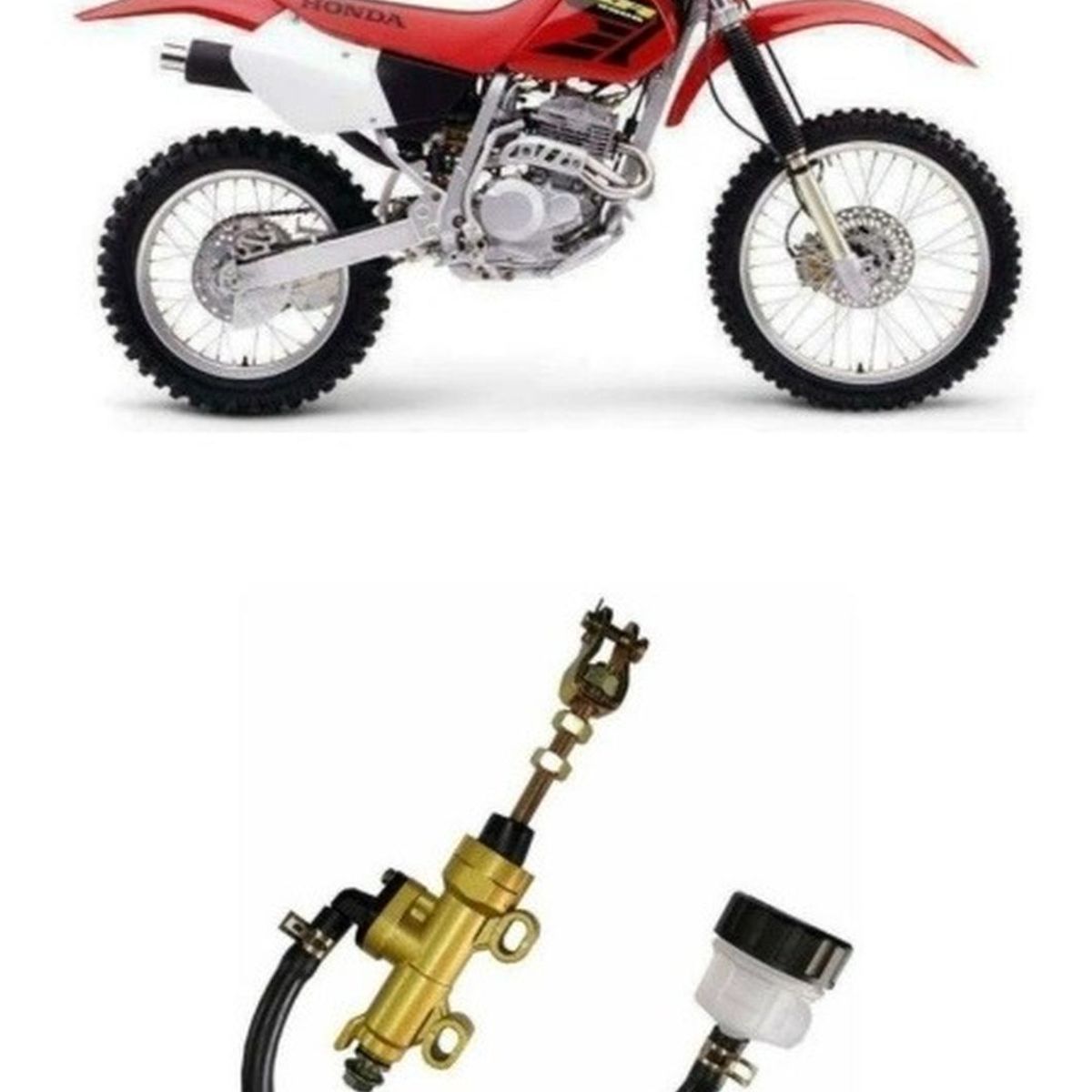 GENERICO - Bomba Freno Trasera Para Moto Honda Xr 250 / Xr 400 / Xr 600