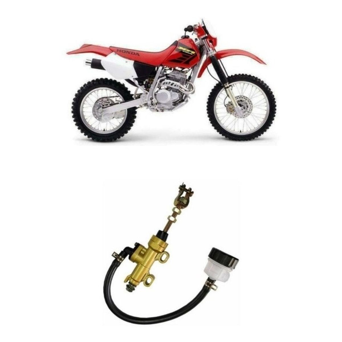 GENERICO - Bomba Freno Trasera Para Moto Honda Xr 250 / Xr 400 / Xr 600