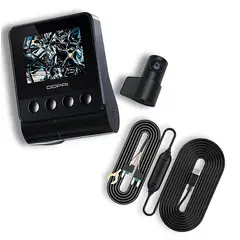 DDPAI - Set Cámara De Vehículo Frontal 27K 5MP Trasera 1080p GPS ADAS Z40 DUAL + Kit AHC12