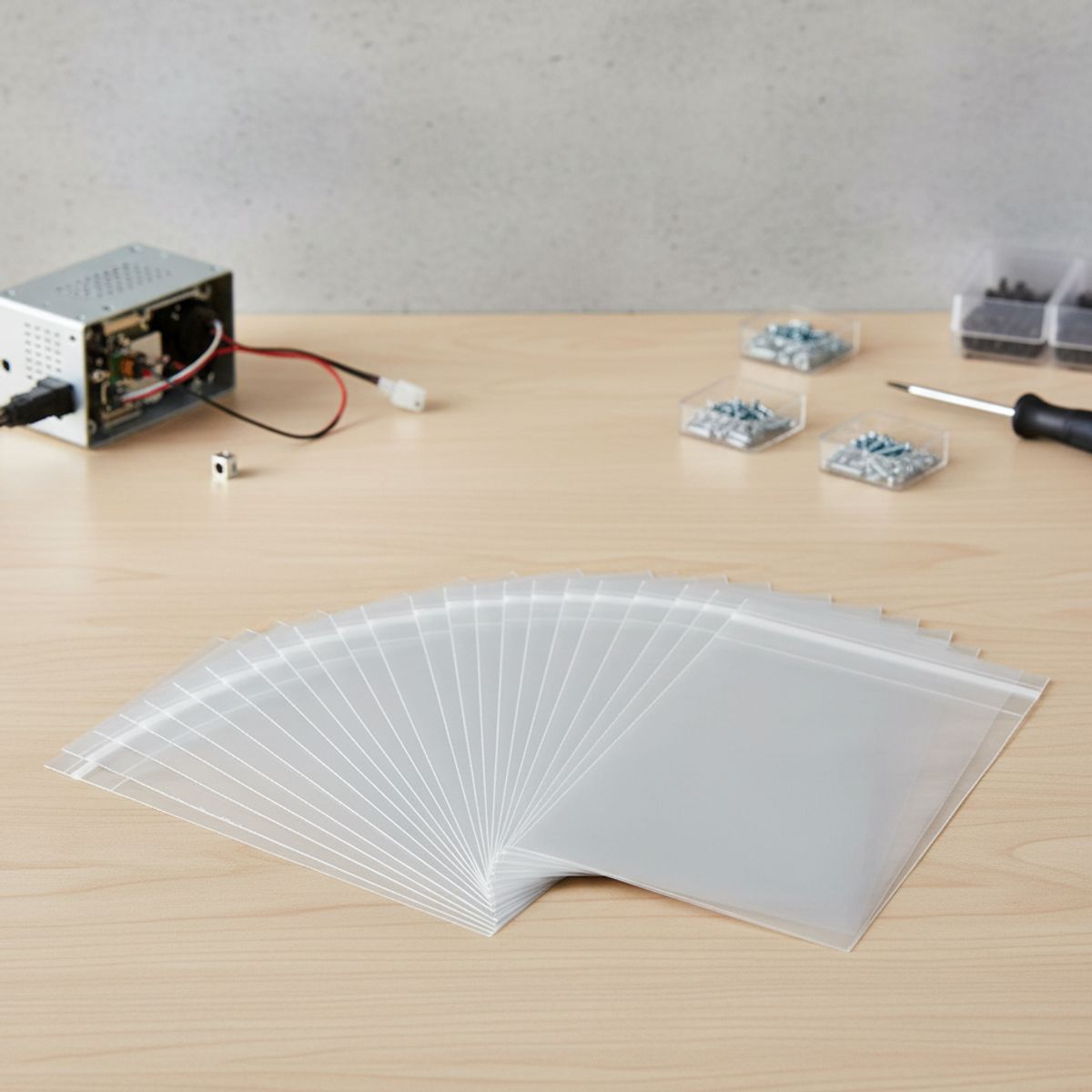 MICOLOR - Bolsa celofán con adhesivo 100 unidades A4 (30 x 23,5 cm)